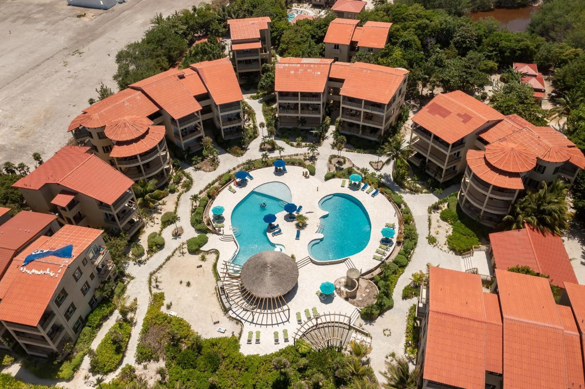 Residences At Barrier Reef 4C Oceanview 2 Bedroom By Stay Floreo San Pedro  Bagian luar foto