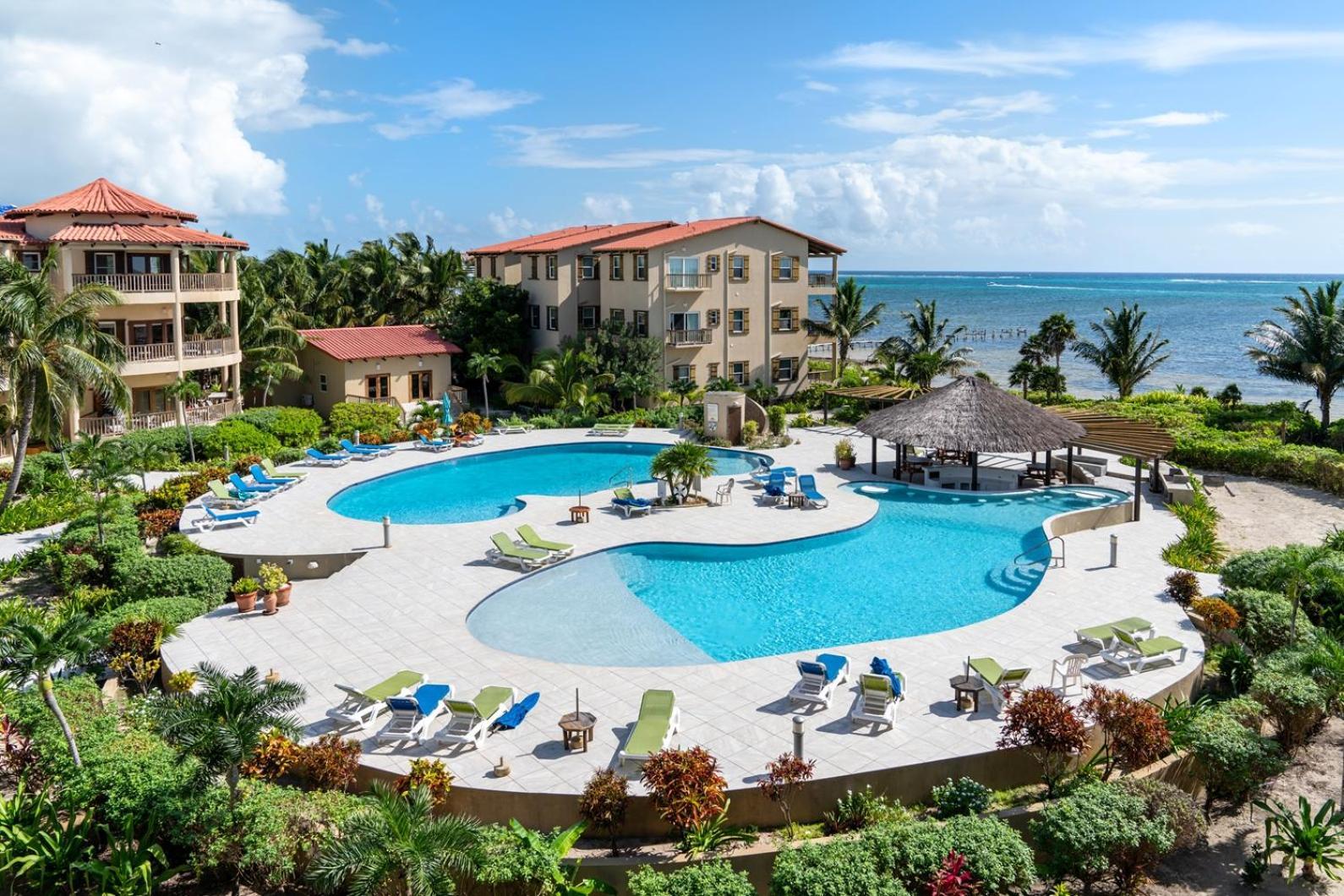 Residences At Barrier Reef 4C Oceanview 2 Bedroom By Stay Floreo San Pedro  Bagian luar foto