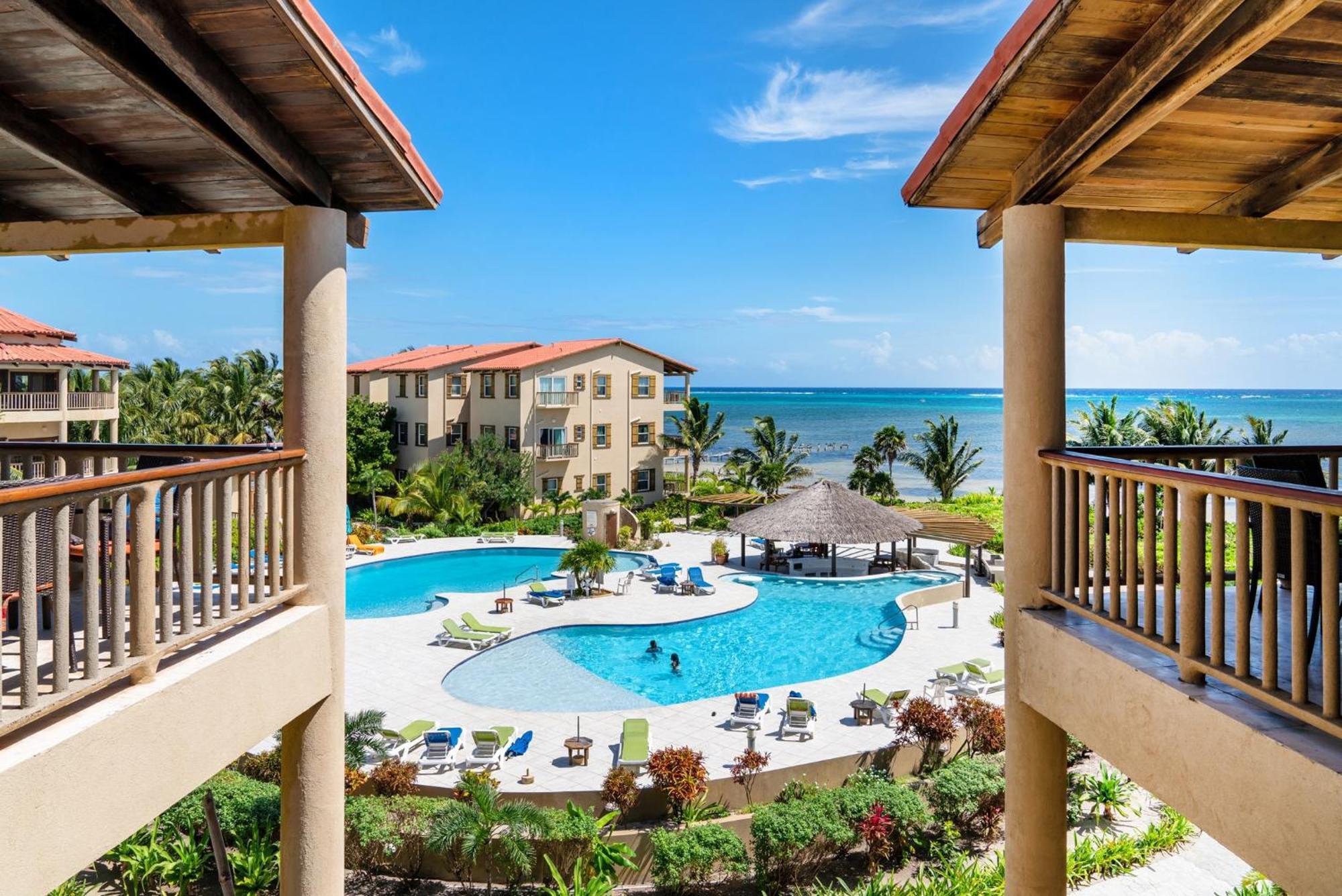 Residences At Barrier Reef 4C Oceanview 2 Bedroom By Stay Floreo San Pedro  Bagian luar foto